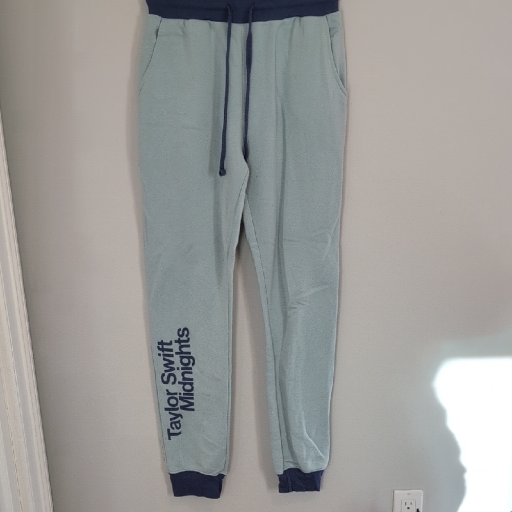 Taylor Swift Midnights blue-green and purple Sweatpants